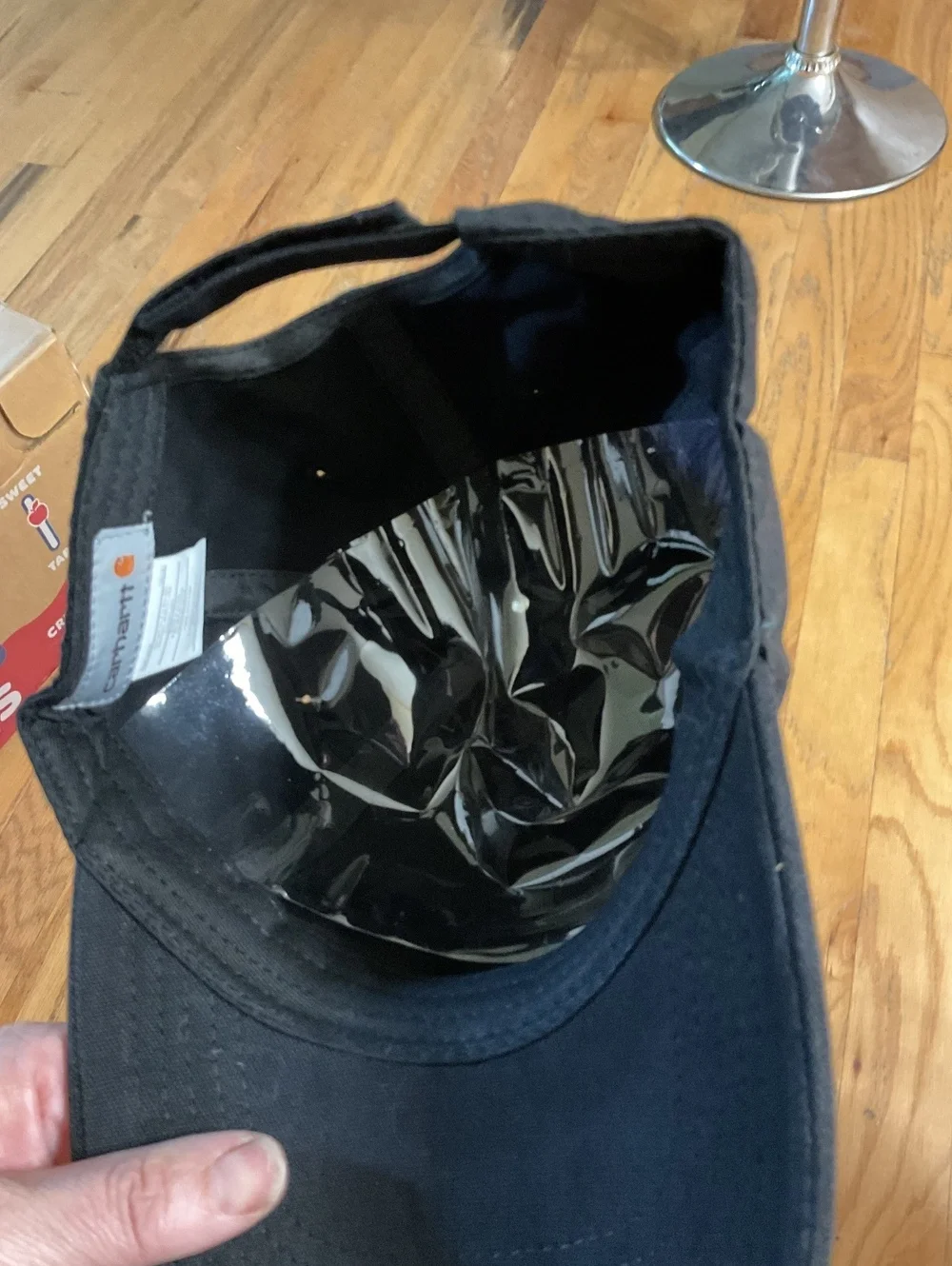 NWT Carhartt Men’s Odessa Cap Black Canvas Baseball Hat Adjustable Strap